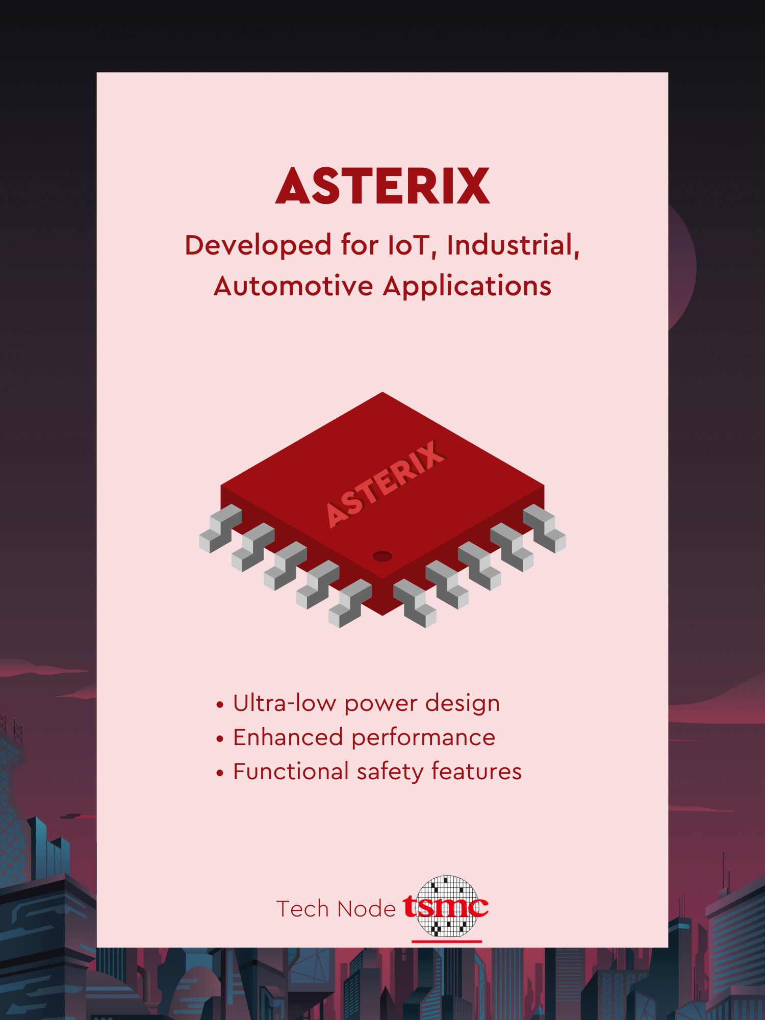 Asterix - A microcontroller for IoT applications